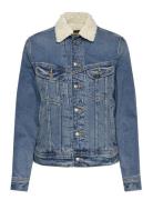 Lee Jeans Sherpa Rider Jkt Blå