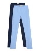 Creamie Leggings 2-Pack Blå