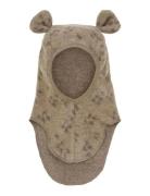 Huttelihut Balaclava Ears Wool Fleece Beige