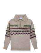 Maison Labiche Paris Privat Jacquard Beige