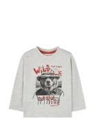 Boboli Knit T-Shirt Grå