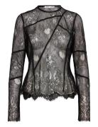 Ahlvar Gallery Eden Lace Blouse Svart