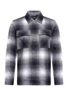 Lyle & Scott Ombre Check Overshirt Grå