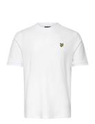 Lyle & Scott Football Jacquard T-Shirt Vit