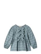 Fliink Cody Check Blouse Blå