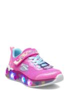 Skechers Girls Eternal Heart Lights Ton Of Love Rosa