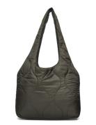 Weekday Padded Nylon Tote Bag Grön