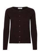 Rosemunde Rwlaica Ls O-Neck Raglan Cardigan Brun