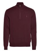 Polo Ralph Lauren Wool Quarter-Zip Sweater Burgundy
