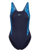 Speedo Womens Hyperboom Splice Muscleback 1 Pc Blå