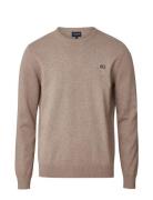 Lexington Clothing Bradley Cotton Crew Sweater Beige