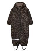 Mikk-line Snow Suit Aop Brun