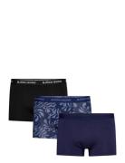Björn Borg Cotton Stretch Trunk 3P Marinblå