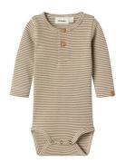Lil'Atelier Nbmohio Ls Slim Body Lil Brun
