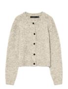 Vero Moda Vmnovah Ls O-Neck Button Cardi Ga Noos Beige