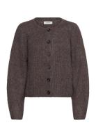 Rosemunde Rwtulip Wool Blend Ls O-Neck Rib Kn Brun