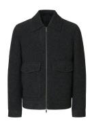 Selected Slhjakob Wool Blend Jkt Grå