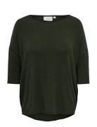 ONLY Carmakoma Carlamour 3/4 Top Jrs Noos Khaki Green