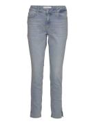 Calvin Klein Jeans Mid Rise Skinny Ankle Blå