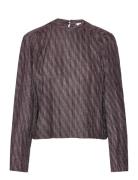 Object Objlux L/S Top 124 Brun