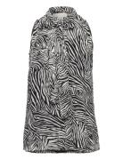 Michael Kors Sat Zebra Bow Top Multi/patterned