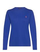 Polo Ralph Lauren Long-Sleeve Jersey Crewneck Tee Blå