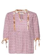Cream Crclara Blouse Lila