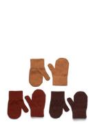 Mikk-line Magic Mittens 3 Pack Brun