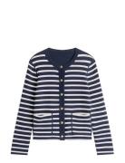 Tommy Hilfiger Co Jersey Reversible Ls Cardi Marinblå