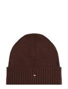 Tommy Hilfiger Th Flag Pima Cotton Beanie Brun