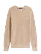 Tommy Hilfiger Essential Structure Crew Neck Beige