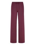 Organic Basics Everyday Straight Leg Pants Burgundy
