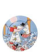 Arabia Moomin Serving Plate 30Cm Family Time B. Blå
