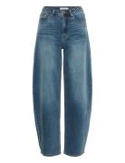 Gestuz Gzviva Hw Baggy Jeans Blå