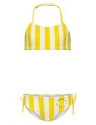 Kids Only Kogholiday Rouching Bikini Set Acc Gul