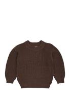 Copenhagen Colors Knitted Classic Rib Blouse Brun