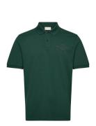 GANT Reg Tonal Shield Ss Polo Grön