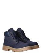 Tommy Hilfiger Tommy Hilfiger Lace Up Booties Faux Nubuck/Leather Blå