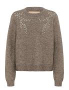 Culture Cuosana Kimmy Bling Pullover Beige