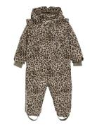 En Fant Baby Snowsuit W. Frills Brun