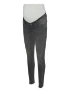 Mamalicious Mlmila Slim Dg Jeans Noos Grå