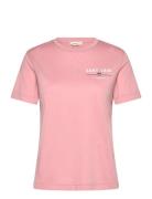 GANT Reg Graphic Ss T-Shirt Rosa