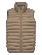 Calvin Klein Slvlss Lt Wt Nylon Puffer Vest Beige