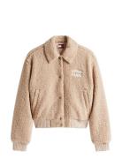 Tommy Jeans Tjw Teddy Varsity Bomber Beige