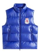 Tommy Hilfiger Rwb Crest Shiny Down Vest Blå