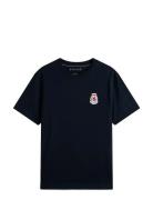 Tommy Hilfiger Rwb Crest Tee Marinblå