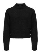 Kids Only Kogrene Life Ls Button O-Neck Cp Knt Svart