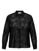 ONLY Carmakoma Carlava Life Ls Shirt Wvn Svart