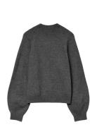 Vero Moda Vmleaf Ls High Neck Pullover Noos Grå