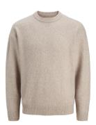 Jack & J S Jjesoho Ollie Knit Crew Neck Sn Kräm